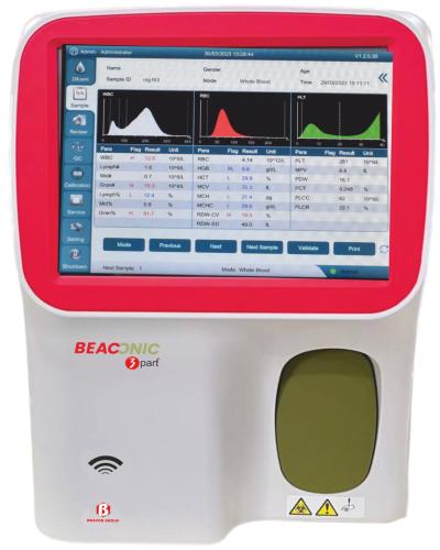 BEACONIC 3 PART+-Fully Automatic Hematology Analyzer India