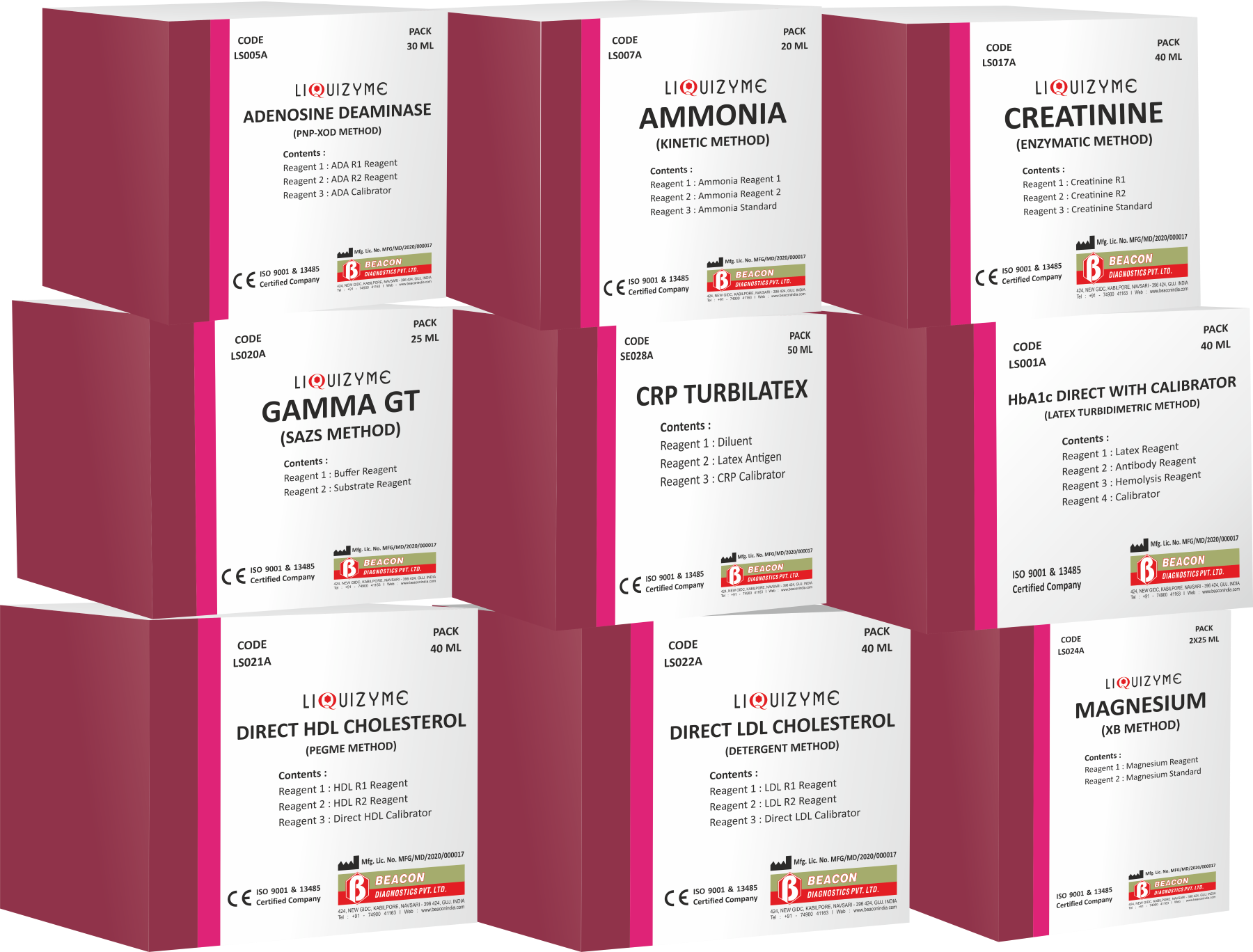 Beaconic Smart+ Biochemistry Reagents | Ready-to-Use Diagnostic Reagents